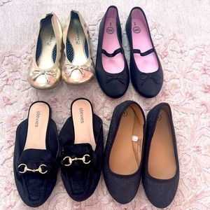 Girls lot of 4 pairs of flats 🥿